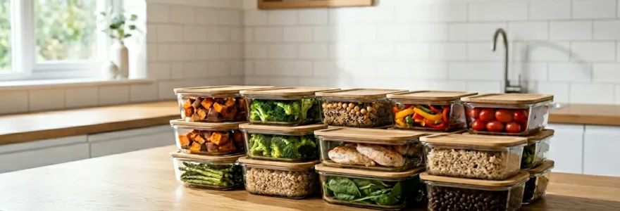 Organisation culinaire pour préparer les repas de la semaine en avance