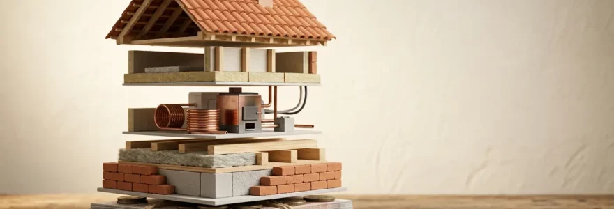 Scène symbolisant le financement de la rénovation énergétique avec cumul d'aides publiques et privées