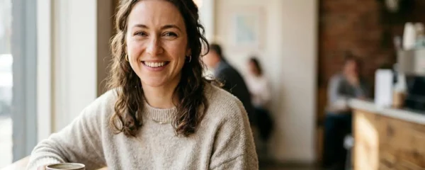 Mise en scène conceptuelle évoquant la première impression dans les rencontres en ligne