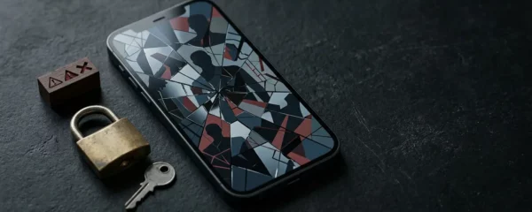 Une atmosphère de méfiance numérique illustrant la vigilance nécessaire lors des rencontres en ligne